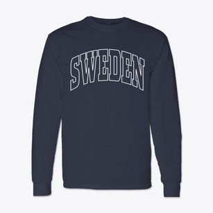 Sweden New York Trendy Block Classic Long Sleeve T-Shirt