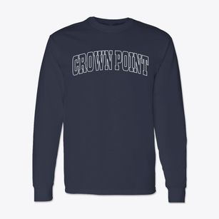 Crown Point Alaska Trendy Block Classic Long Sleeve T-Shirt