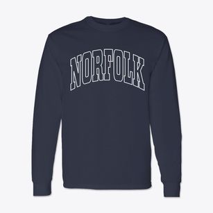 Norfolk Virginia Trendy Block Classic Long Sleeve T-Shirt