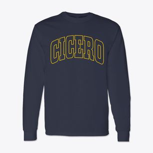 Cicero Indiana Trendy Block Classic Long Sleeve T-Shirt
