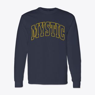 Mystic Connecticut Trendy Block Classic Long Sleeve T-Shirt