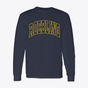 Roebling New Jersey Trendy Block Classic Long Sleeve T-Shirt