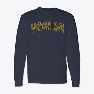 Weyers Cave Virginia Trendy Block Classic Long Sleeve T-Shirt