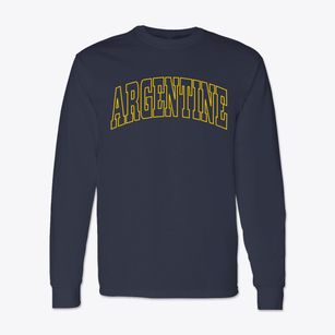 Argentine Michigan Trendy Block Classic Long Sleeve T-Shirt