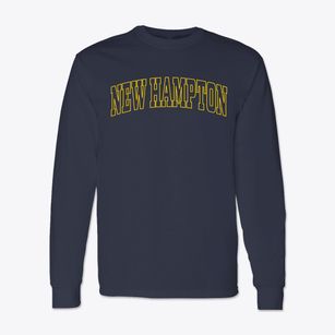 New Hampton New Hampshire Trendy Block Classic Long Sleeve T-Shirt