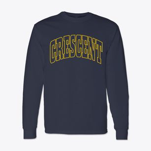 Crescent Wisconsin Trendy Block Classic Long Sleeve T-Shirt