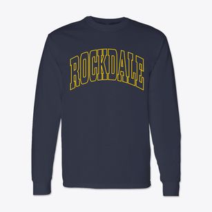 Rockdale Illinois Trendy Block Classic Long Sleeve T-Shirt