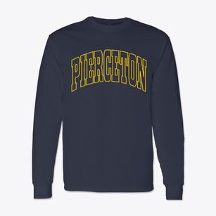 Pierceton Indiana Trendy Block Classic Long Sleeve T-Shirt