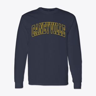 Caneyville Kentucky Trendy Block Classic Long Sleeve T-Shirt