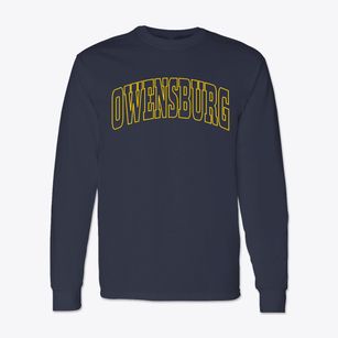 Owensburg Indiana Trendy Block Classic Long Sleeve T-Shirt