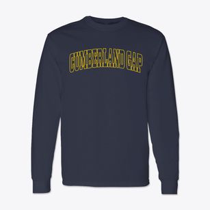 Cumberland Gap Tennessee Trendy Block Classic Long Sleeve T-Shirt