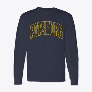 Pitsburg Ohio Trendy Block Classic Long Sleeve T-Shirt