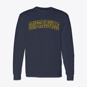 Constableville New York Trendy Block Classic Long Sleeve T-Shirt