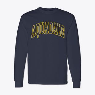 Aquadale North Carolina Trendy Block Classic Long Sleeve T-Shirt
