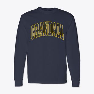 Crandall Indiana Trendy Block Classic Long Sleeve T-Shirt