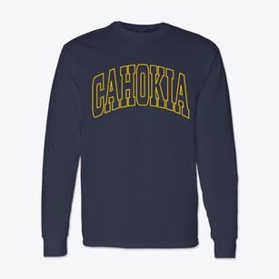 Cahokia Illinois Trendy Block Classic Long Sleeve T-Shirt