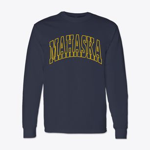 Mahaska Kansas Trendy Block Classic Long Sleeve T-Shirt