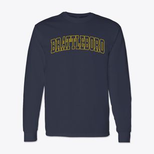 Brattleboro Vermont Trendy Block Classic Long Sleeve T-Shirt