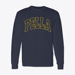 Pella Iowa Trendy Block Classic Long Sleeve T-Shirt