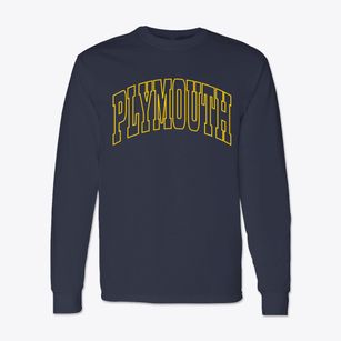Plymouth Michigan Trendy Block Classic Long Sleeve T-Shirt