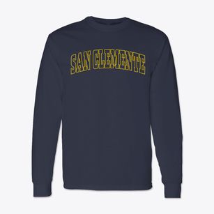 San Clemente California Trendy Block Classic Long Sleeve T-Shirt
