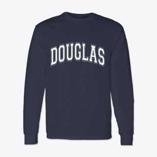 Douglas Wyoming Varsity Classic Long Sleeve T-Shirt