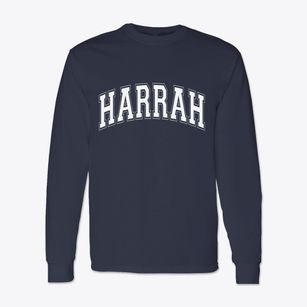 Harrah Oklahoma Varsity Classic Long Sleeve T-Shirt