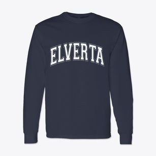 Elverta California Varsity Classic Long Sleeve T-Shirt