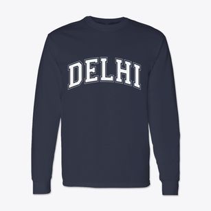 Delhi New York Varsity Classic Long Sleeve T-Shirt