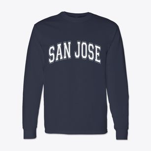 San Jose California Varsity Classic Long Sleeve T-Shirt