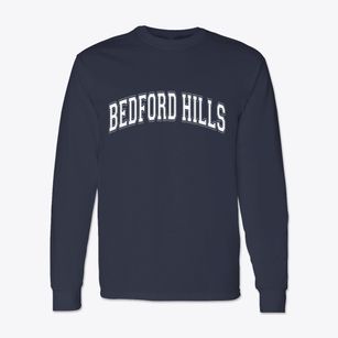 Bedford Hills New York Varsity Classic Long Sleeve T-Shirt