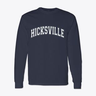 Hicksville New York Varsity Classic Long Sleeve T-Shirt