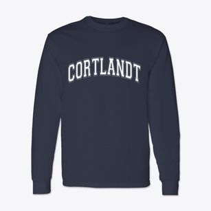 Cortlandt New York Varsity Classic Long Sleeve T-Shirt
