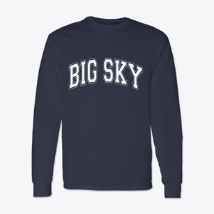 Big Sky Montana Varsity Classic Long Sleeve T-Shirt
