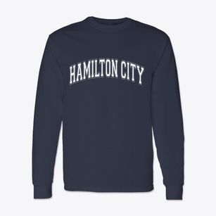 Hamilton City California Varsity Classic Long Sleeve T-Shirt