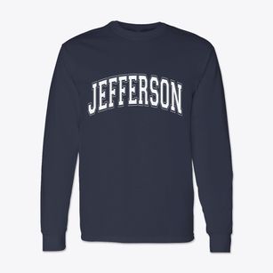 Jefferson North Carolina Varsity Classic Long Sleeve T-Shirt