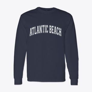Atlantic Beach North Carolina Varsity Classic Long Sleeve T-Shirt