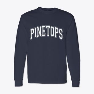 Pinetops North Carolina Varsity Classic Long Sleeve T-Shirt