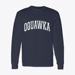 Oquawka Illinois Varsity Classic Long Sleeve T-Shirt