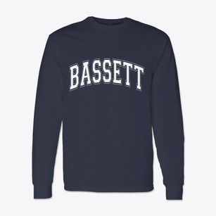 Bassett Virginia Varsity Classic Long Sleeve T-Shirt