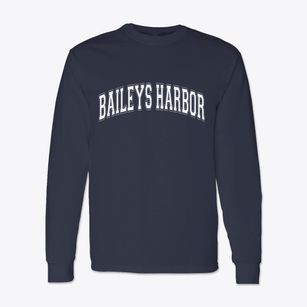 Baileys Harbor Wisconsin Varsity Classic Long Sleeve T-Shirt
