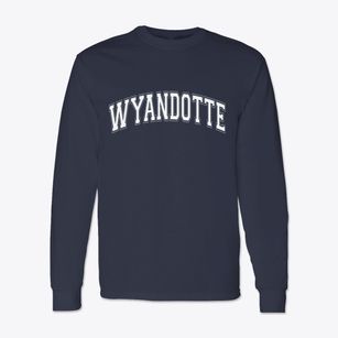 Wyandotte Michigan Varsity Classic Long Sleeve T-Shirt