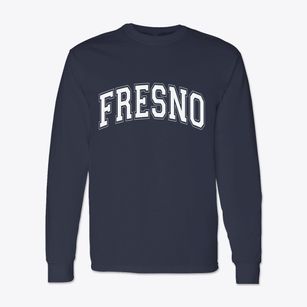 Fresno California Varsity Classic Long Sleeve T-Shirt