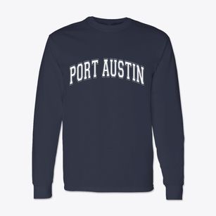 Port Austin Michigan Varsity Classic Long Sleeve T-Shirt