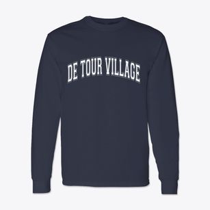 De Tour Village Michigan Varsity Classic Long Sleeve T-Shirt