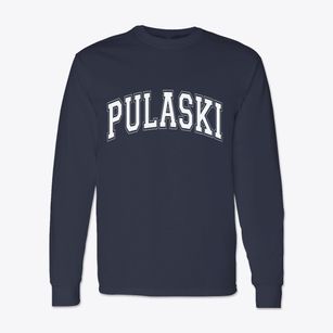 Pulaski Georgia Varsity Classic Long Sleeve T-Shirt