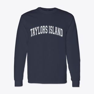 Taylors Island Maryland Varsity Classic Long Sleeve T-Shirt