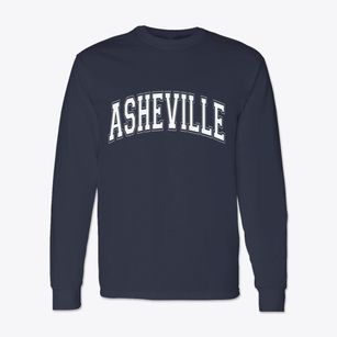 Asheville North Carolina Varsity Classic Long Sleeve T-Shirt