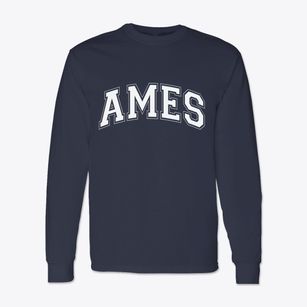 Ames New York Varsity Classic Long Sleeve T-Shirt