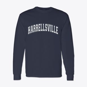 Harrellsville North Carolina Varsity Classic Long Sleeve T-Shirt